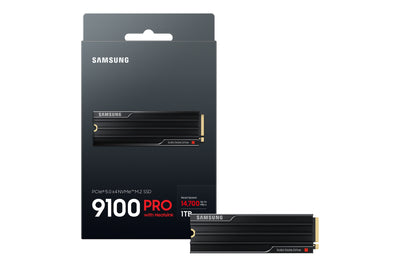 SSD M.2 (2280) 1TB Samsung 9100 PRO Heatsink (PCIe 5.0/NVMe)