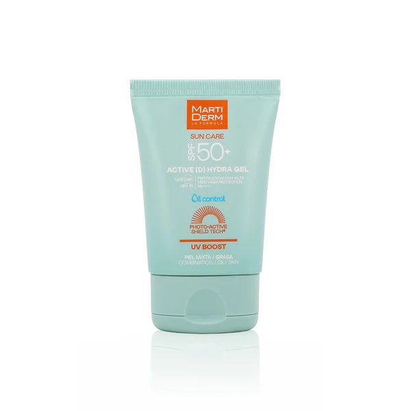 MartiDerm SPF 50 + Active [D] Hydra Gel Prakaitui atsparus kremas nuo saulės