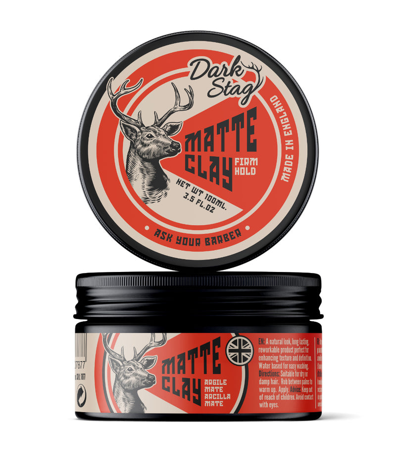 Dark Stag MATTE CLAY stiprios fiksacijos matinė pasta 100ml