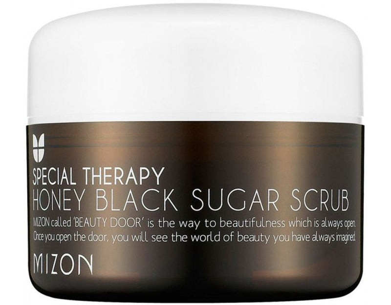 Скраб для лица Mizon Honey Black Sugar Scrub эффективно очищает кожу лица 90мл