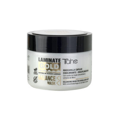 Rinkinys laminuotų plaukų priežiūrai namuose Laminate Gold TAHE