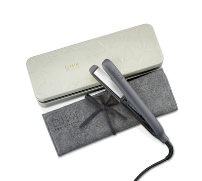 DIVA PRO STYLING Precious Metals Touch Titanium Hair straightener + gift/surprise