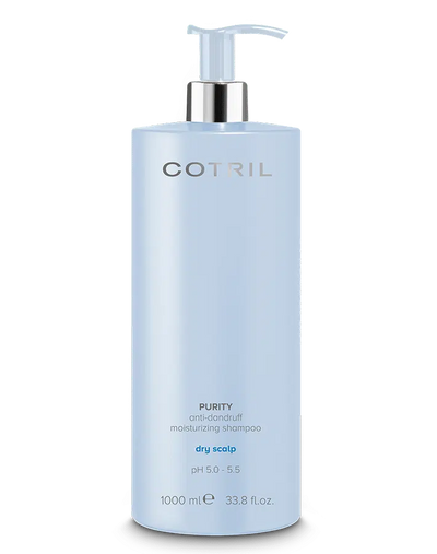 Cotril PURITY ANTI-DANDRUFF Valomasis šampūnas nuo pleiskanų sausai galvos odai 1000 ml