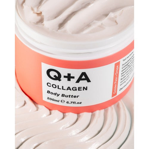 Q+A Collagen Body Butter Kūno sviestas su kolagenu, 200ml
