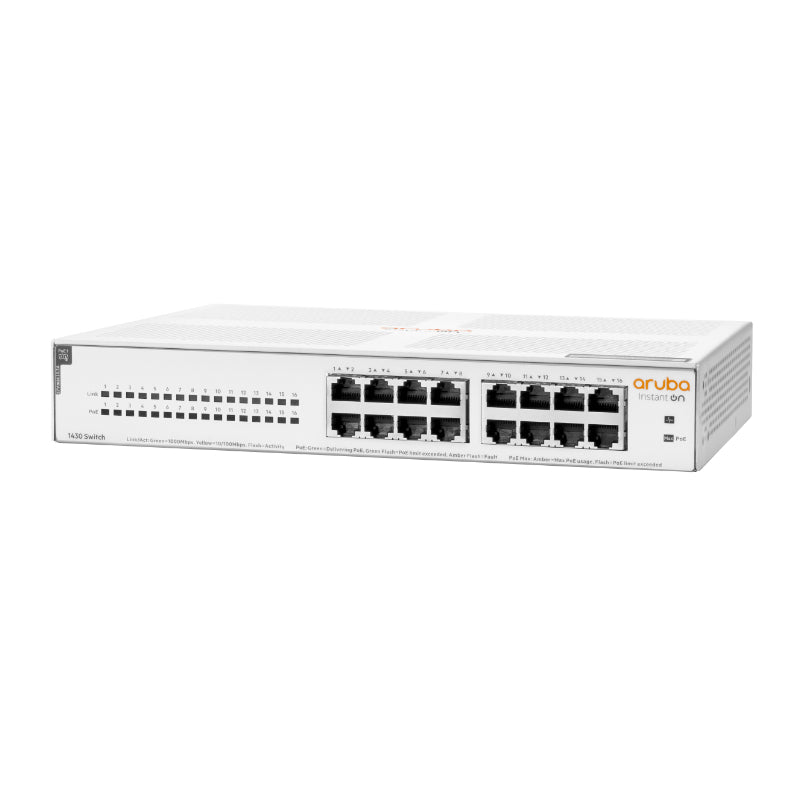 Networking Instant On 1430 16G Switch PoE (124W) 