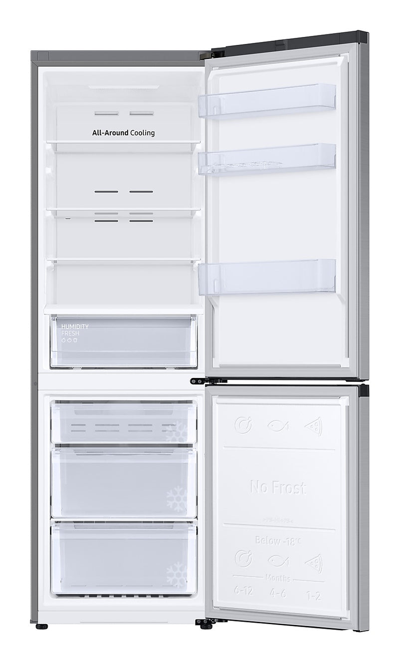 Samsung Refrigerator RB34C600ESA/EF, height185.3cm, 344l, Energy class E, freezer 114l, fridge 230l