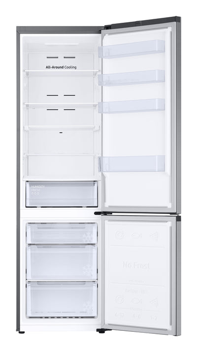 Samsung Refrigerator RB38C671DSA/EF, height 203cm, 390l, Energy class D, freezer 114l, fridge 276l