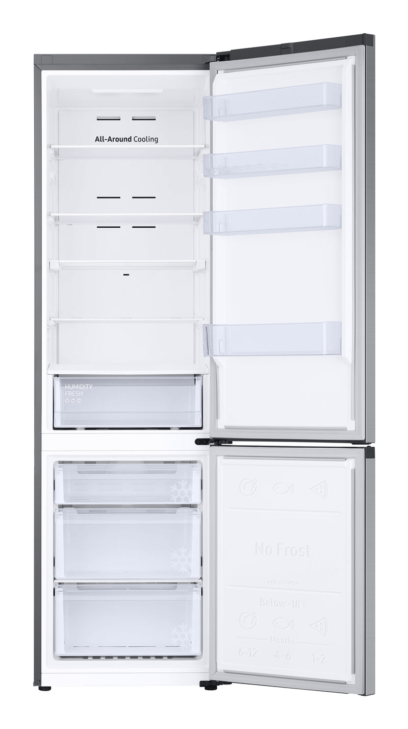 Samsung Refrigerator RB38C671DSA/EF, height 203cm, 390l, Energy class D, freezer 114l, fridge 276l