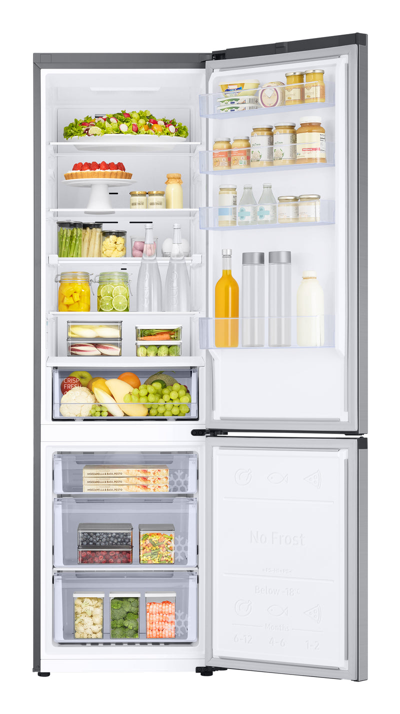 Samsung Refrigerator RB38C671DSA/EF, height 203cm, 390l, Energy class D, freezer 114l, fridge 276l