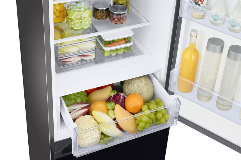 Samsung Refrigerator RB38C6B2E22/EF, height 203cm, 390l, Energy class E, freezer 114l, fridge 276l