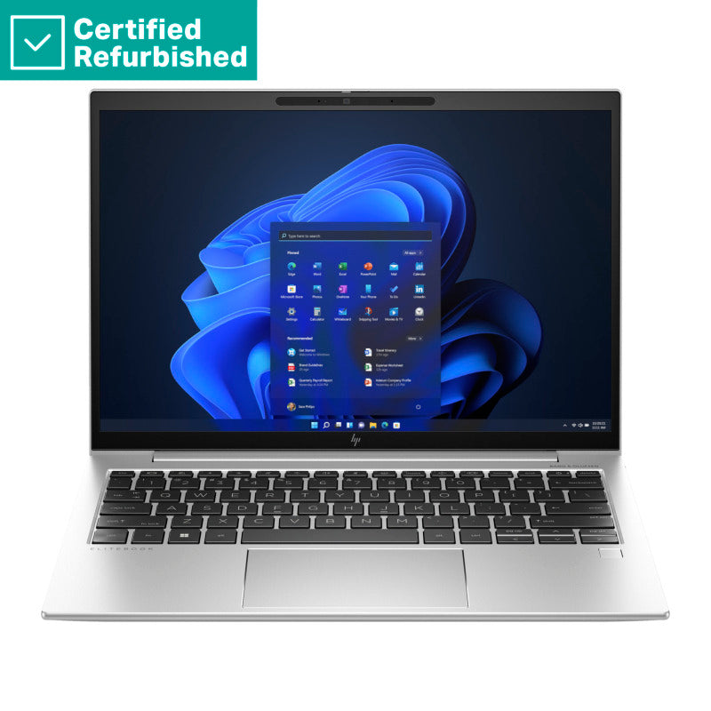 RENEW SILVER HP EliteBook 830 G10 - i7-1355U, 16GB, 1TB SSD, 13.3 WUXGA Privacy AG, WWAN-ready, Smartcard, Nordic backlit keyboard, 51Wh, Win 11 Pro, 1 years