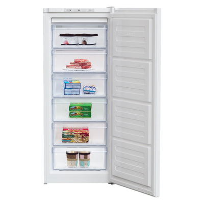 BEKO Upright Freezer RFSA210K40WN, 135.7 cm, Energy class E, White