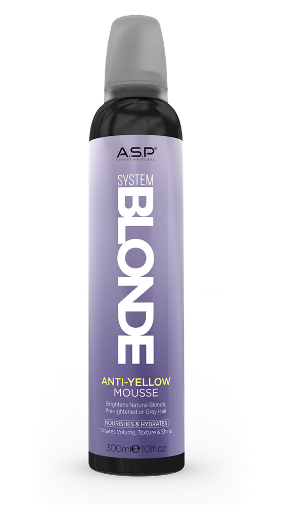 ASP System Blonde ANTI-YELLOW hair mousse 300ml