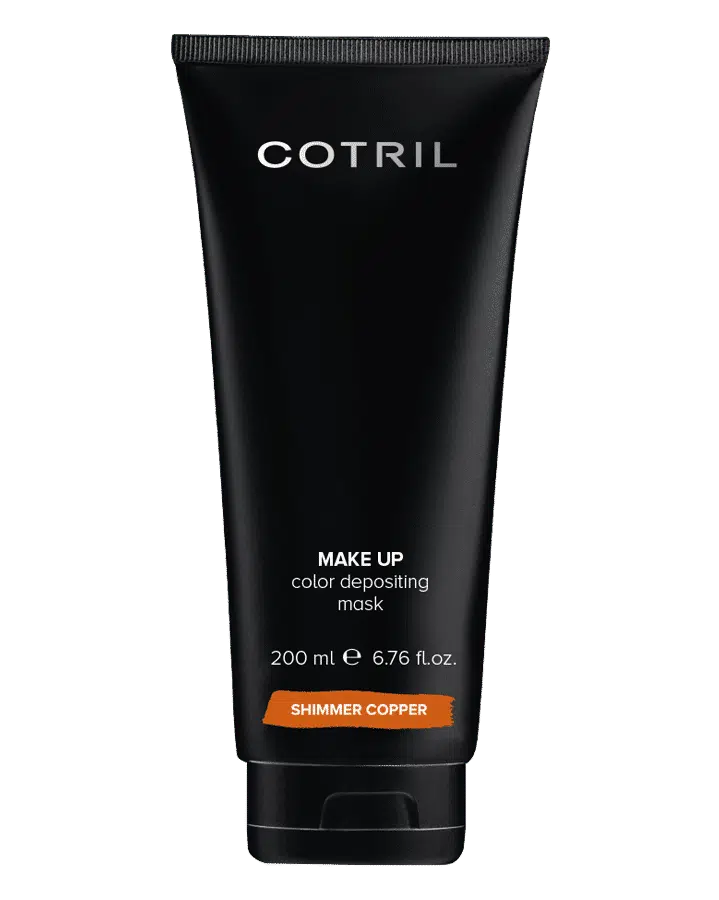 COTRIL MAKE UP SHIMMER COPPER Atspalvį suteikianti plaukų kaukė 30 ml