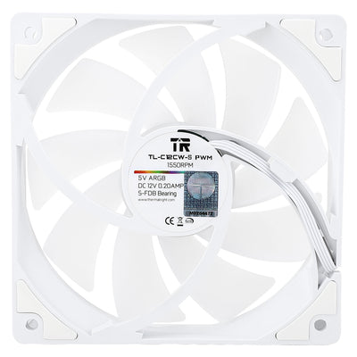 Thermalright TL-C12CW-S X3 PWM ARGB White 3vnt. (120mm) Cooling fans