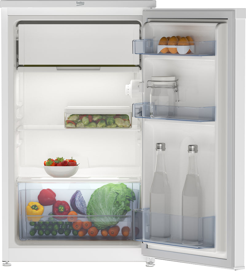 BEKO refrigerator TS190340N, Energy class E, Height 81.8 cm, 85 L, White//Damaged product