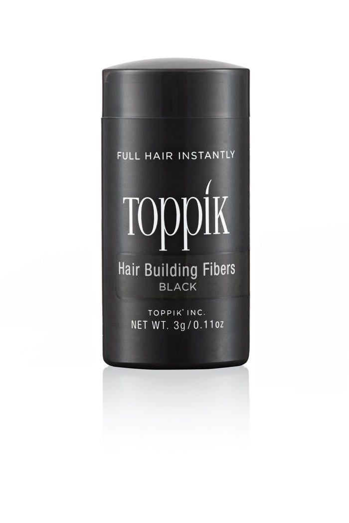 Toppik Hair Building Fiber plaukų efektą sukurianti pudra, Black, 3 g