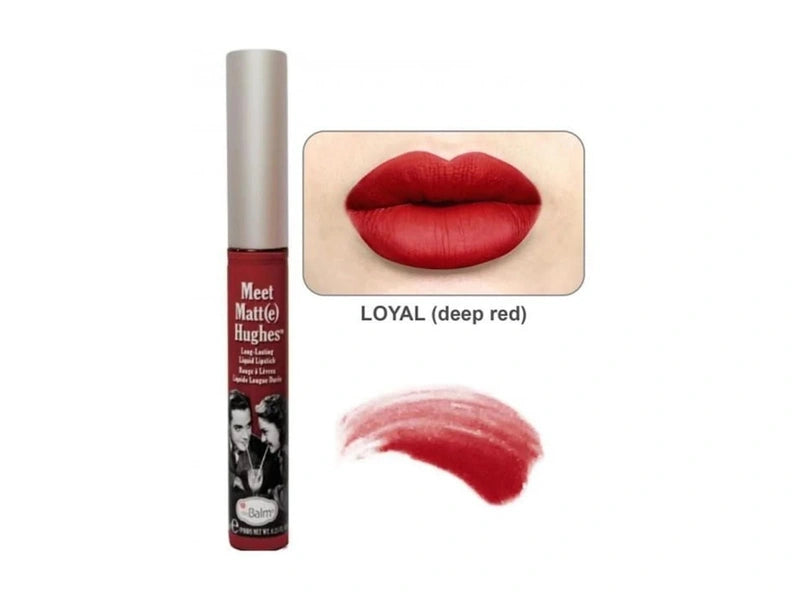 theBalm Meet Matt(E) Hughes Lūpų Dažai 7.4 ml - Loyal Deep Red