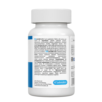 ULTRAVIT Calcium & Vitamin D3 90 tablets