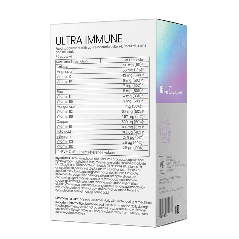 VP Laboratory Ultra Immune 30 caps