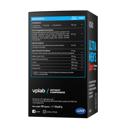 VPLAB Ultra Men's Sport Multivitamin Formula 90 caplets