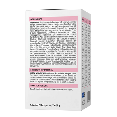VPLAB Ultra Women's  Multivitamin Formula 90 softgels
