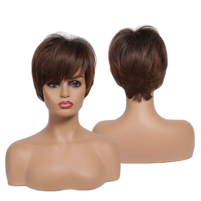 Synthetic short hair wig