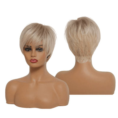 Synthetic short hair wig