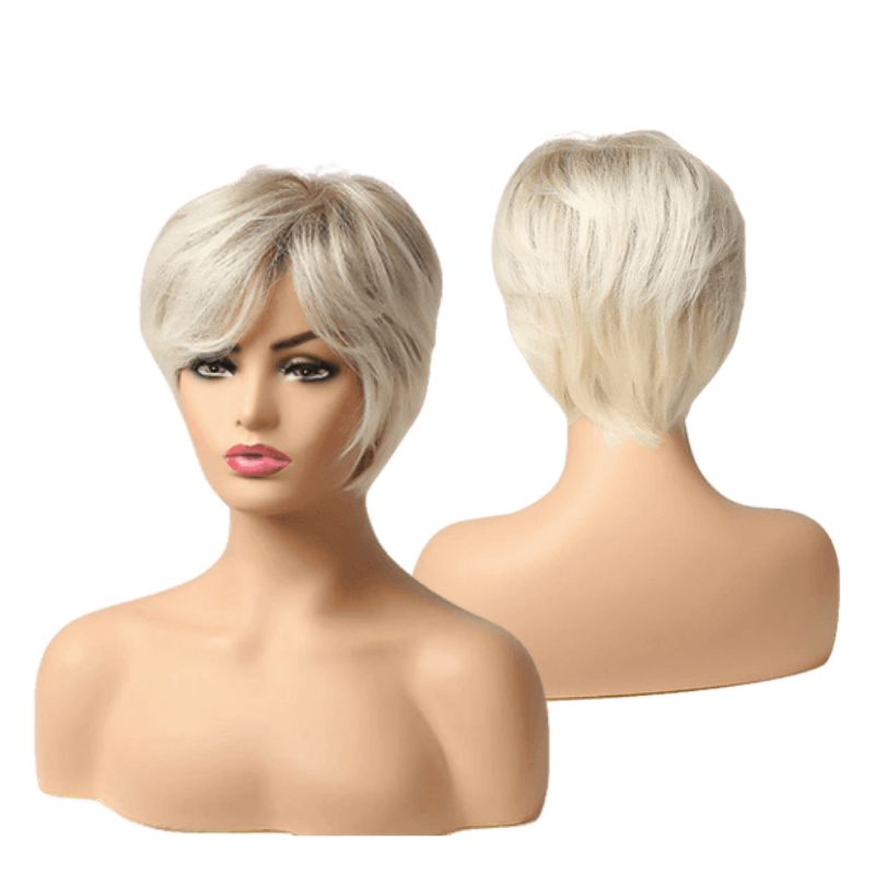 Synthetic short hair wig