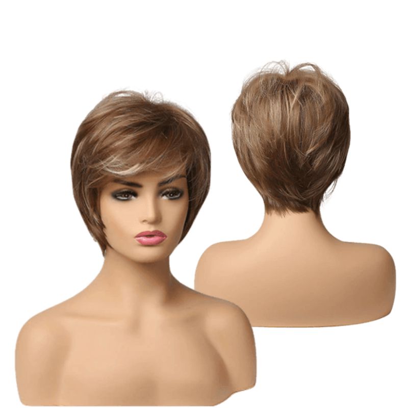 Synthetic short hair wig