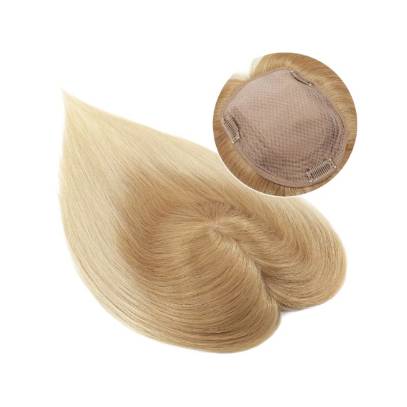 Natural hair toupee 13 cm x 17 cm