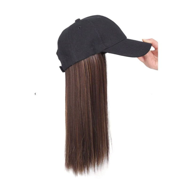Парик из длинных волос - шапка