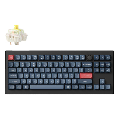 Keychron V3 Max RGB - US Layout - Hot-Swappable Gateron Jupiter Banana Wireless Keyboard
