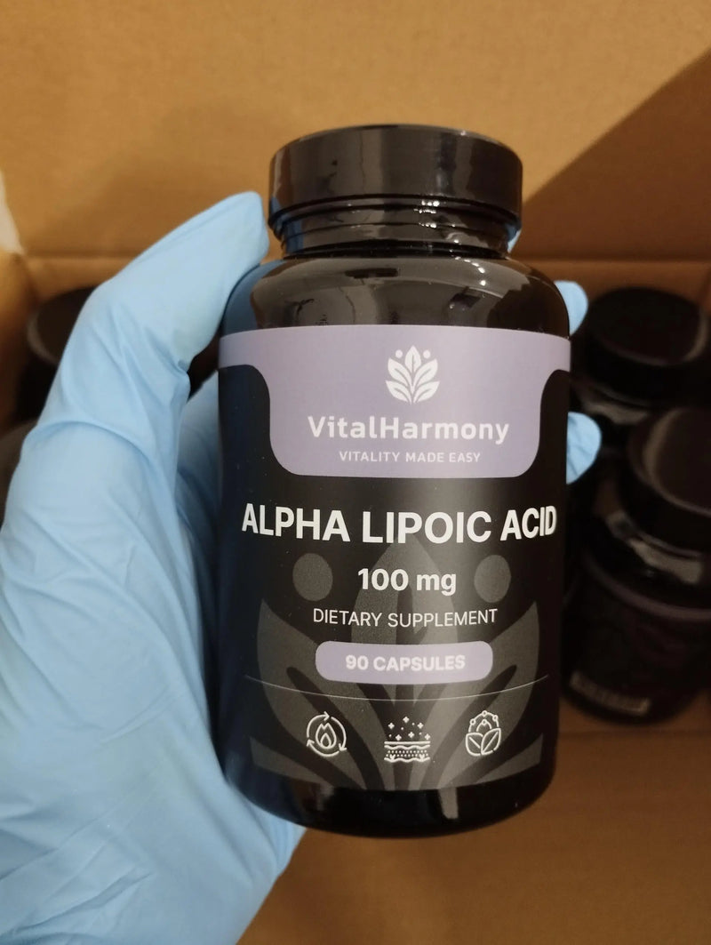 VitalHarmony Alpha Lipoic Acid 100 mg 90 kapsulių