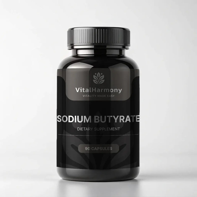VitalHarmony Natrio Butiratas – 90 kapsulių