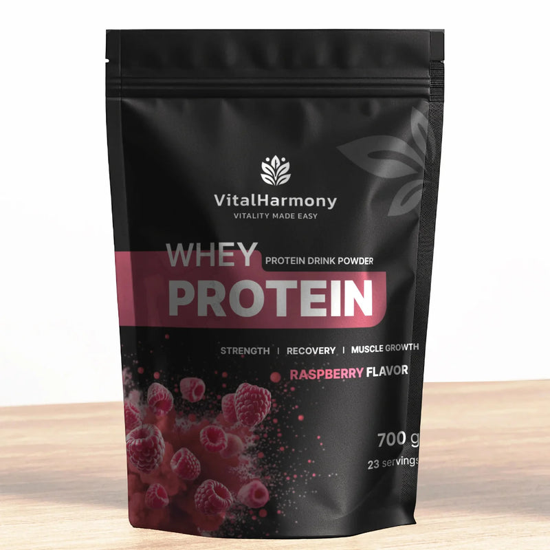VitalHarmony IŠRŪGŲ Baltymai – 700g - Raspberry
