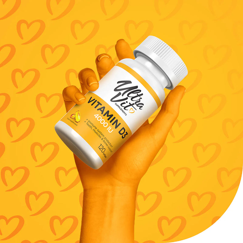ULTRAVIT Vitamin D3 4000 IU 120 softgels