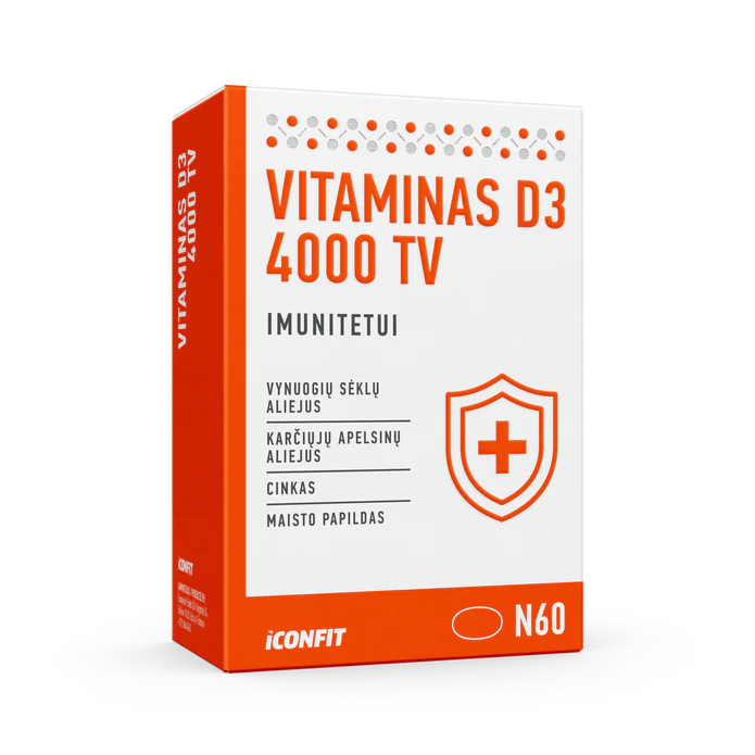 ICONFIT Vitamin D3 for immunity 4000 IU (60 capsules)