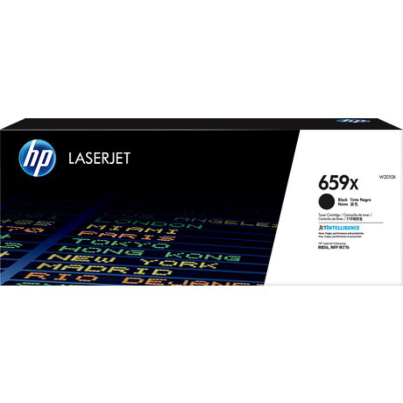 HP 659X Black Toner, 34000 pages, for HP Color LaserJet Enterprise M856dn, M856x