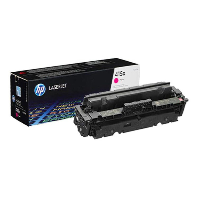 HP 415X High Capacity Magenta Laser Toner Cartridge, 6000 pages, for HP Color LaserJet Pro M454, M479