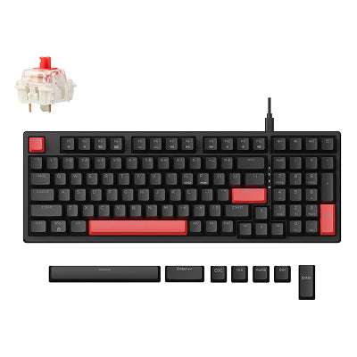 Lemokey X5 - US Layout - Red Switch Keyboard