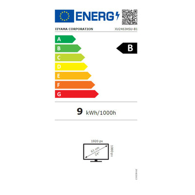 23,8-дюймовый IPS, 1920 x 1080/100 Гц, 1H1DP, USB, Energy B