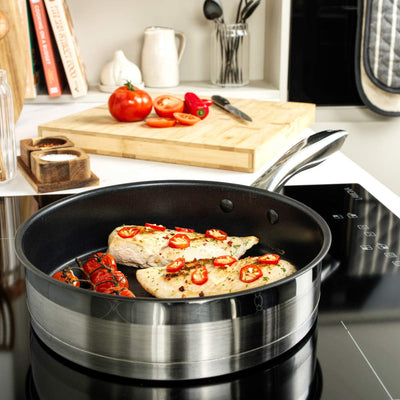 Salter BW06746EU7 Timeless Collection Stainless Steel 5 Piece Pan Set