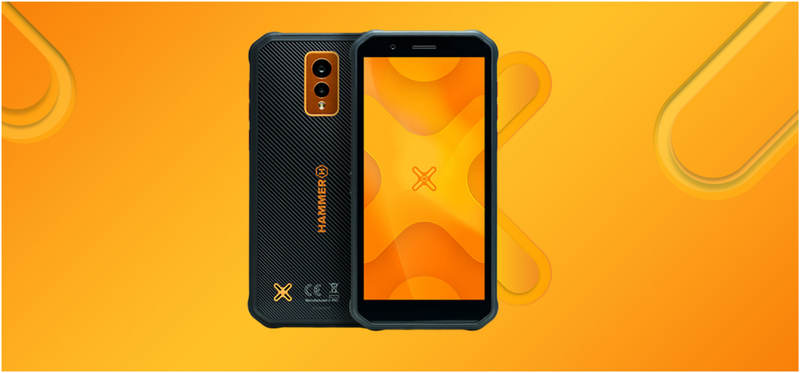 MyPhone Hammer Energy X Dual черный/оранжевый