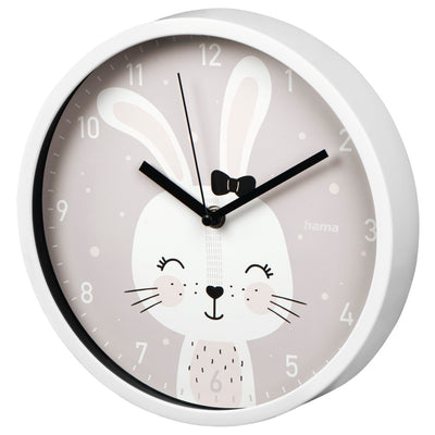 Hama 00186428 Lovely Bunny Wall clock 25cm Grey