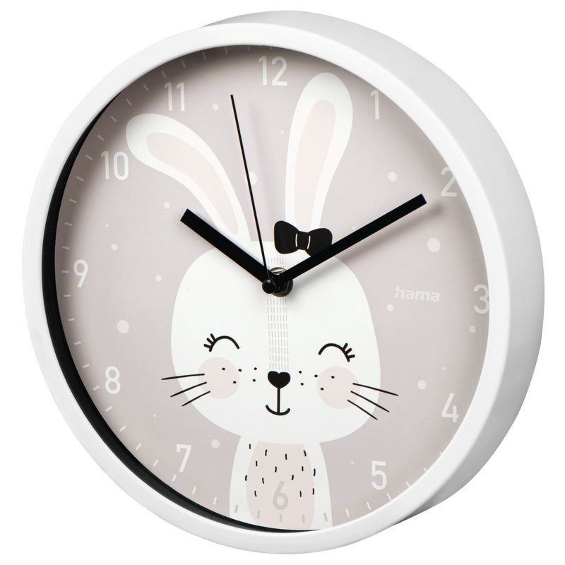 Hama 00186428 Lovely Bunny Wall clock 25cm Grey