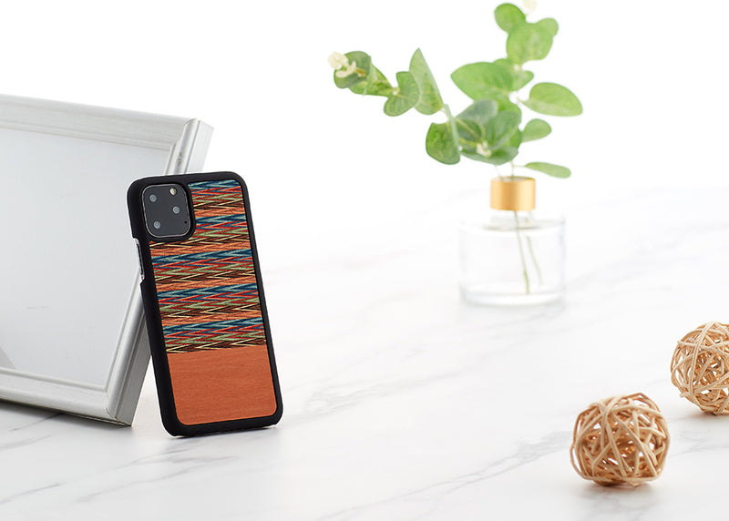 MAN&WOOD SmartPhone case iPhone 11 Pro browny check black