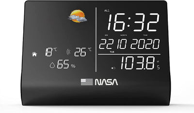 Nasa WSP1300 Black Weather Station/Speaker BT
