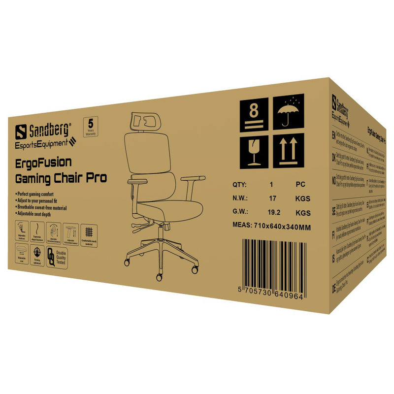 Sandberg 640-96 ErgoFusion Gaming Chair Pro