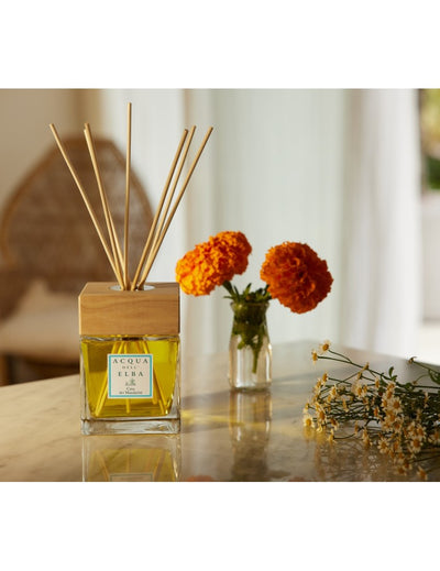 ACQUA DELL’ELBA namų kvapas su lazdelėmis „Casa dei Mandarini“ 200 ml.